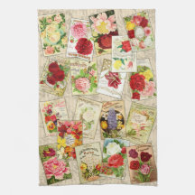 Vintage Blume Küchentücher