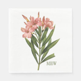 Vintage Blume, kundenspezifische Papierservietten 