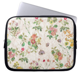 Vintage Blume Laptopschutzhülle