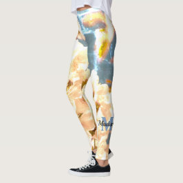 Vintage Blume Leggings