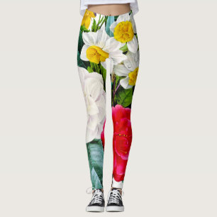 Vintage Blume Leggings