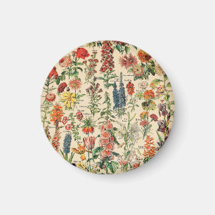 Vintage Blume Magnet