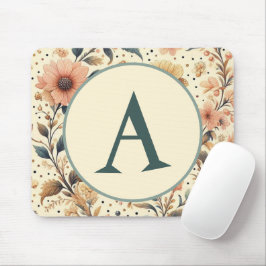 Vintage Blume Medley: Benutzerdefiniert Mousepad