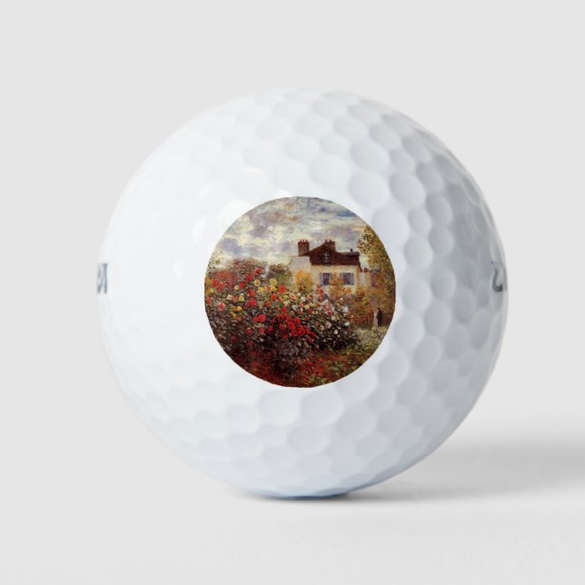 Vintage Blume Monte Garteni Golfball (Vorderseite)