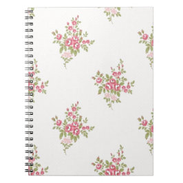Vintage Blume-Muster-Notebook Notizblock