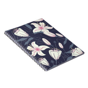 Vintage Blume Notizblock