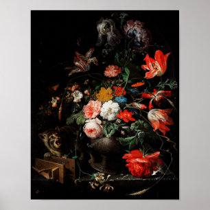 Vintage Blume Poster