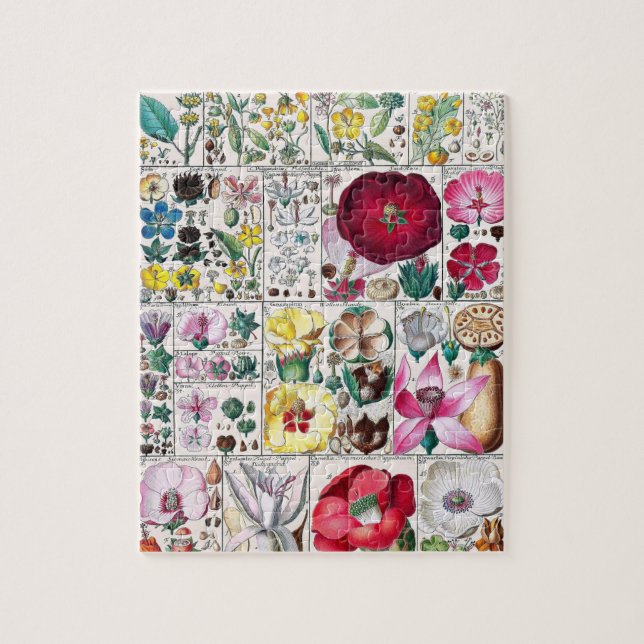 Vintage Blume Rosa Natur Einzigartiger Spaß Kunst (Vertikal)