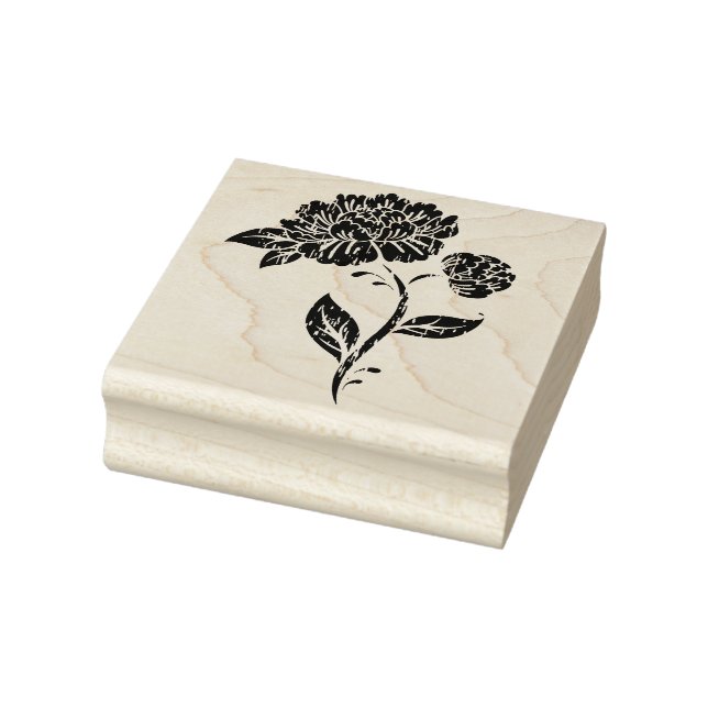 Vintage Blume Rubber Art Briefmarke Gummistempel (Stempel)