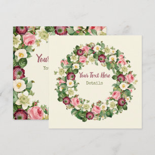 Vintage Blume Save the Date