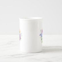 Vintage Blume Tasse Geschenk für jeden Anlaß