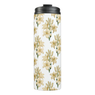 Vintage Blume Thermosbecher