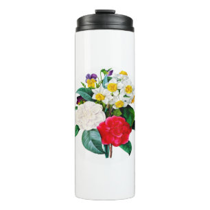 Vintage Blume Thermosbecher