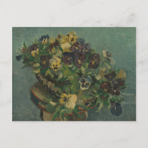Vintage Blume Van Gogh Aktionskorb für Stiefmütter Postkarte