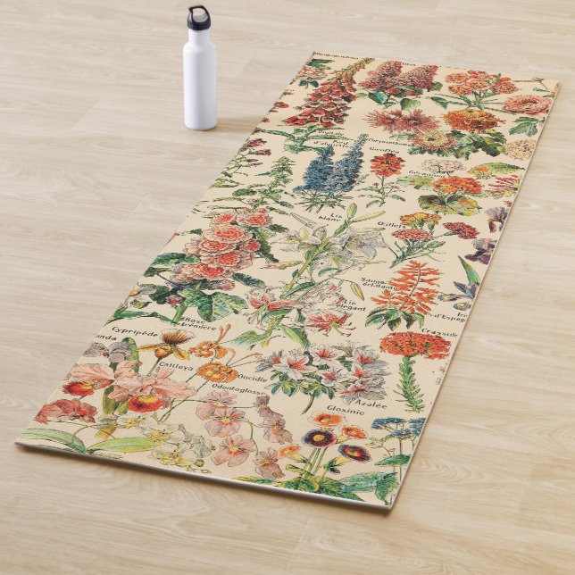 Vintage Blume Yogamatte (Beispiel)