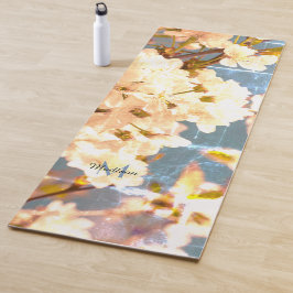 Vintage Blume Yogamatte