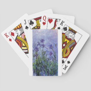 Vintage Blumen lilac-irises-1917 monet. Spielkarten