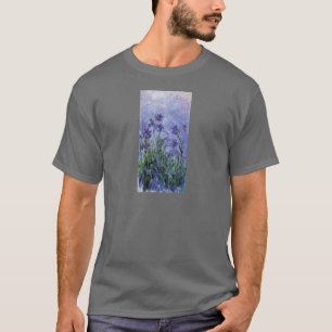 Vintage Blumen lilac-irises-1917 monet. T-Shirt