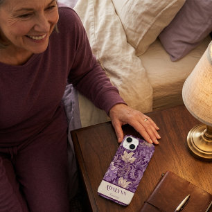 Vintage-Blumen-Ruhestandsgeschenke für Mama Violet Case-Mate iPhone 14 Hülle