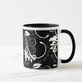 vintage Blumen Tasse