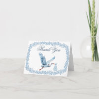 Vintage-Blumen-Toile-Rahmen Blaue Storch-Baby-Part