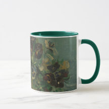 Vintage Blumen Van Gogh Stiefmütterchenkorb