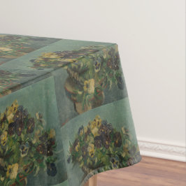 Vintage Blumen Van Gogh Stiefmütterchenkorb Tischdecke