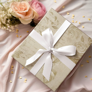 Vintage-Blumen-Weihnachtsgeschenkpapier Geschenkpapier