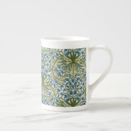 Vintage Blumenblättern Blume Harebell Blue Prozellantasse