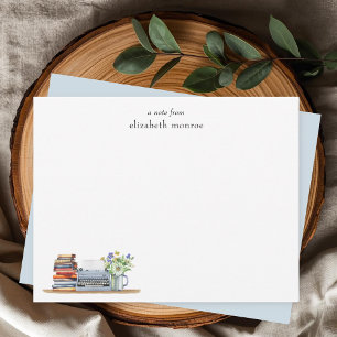 Vintage-Blumenbücher und benutzerdefinierte Schrei Mitteilungskarte