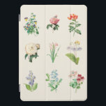 Vintage Blumendarstellung Minimalistisch Botanisch iPad Pro Cover<br><div class="desc">Dieses iPad Cover enthält eine Reihe detaillierter Vintager Blumenbilder,  die vertikal in einem weichen Cremeturnier angeordnet sind. Das Design verbindet den botanischen Charme mit klassischer Eleganz und ist somit perfekt für Gartenliebhaber,  Naturfreunde oder alle,  die zeitlose Blumenkunst mit einer raffinierten Ästhetik schätzen.</div>