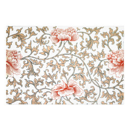 Vintage Blumendekoration von Owen Jones Poster