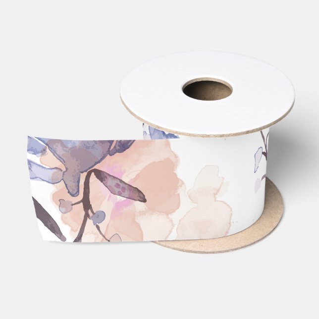 Vintage Blumendrucke 1 Satinband (Spule)
