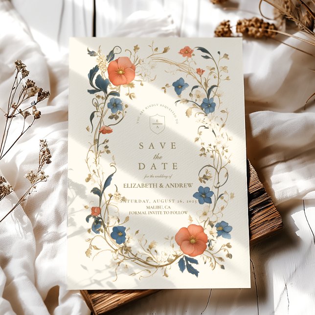 Vintage Blumenfest Save The Date (Von Creator hochgeladen)