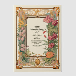 Vintage Blumenhochzeit