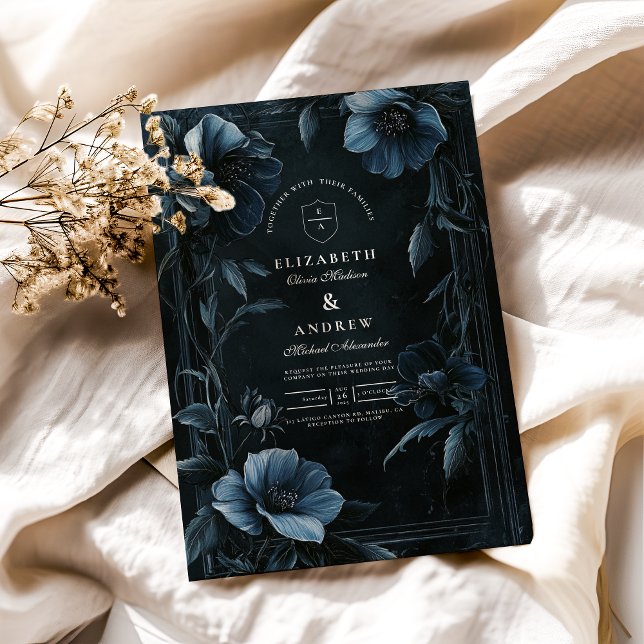 Vintage Blumenhochzeit Einladung (Von Creator hochgeladen)