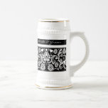 Vintage Blumenhochzeit - Farbwechsel Bierglas<br><div class="desc">Atemberaubender einer Kind Vintager floraler Hochzeitstein oder großartig für Anniversaries,  Ehemann oder Ehefrau Geburtstage,  Valentinstag oder ein Geschenk für Lieben bei jedem Anlass. Oder Sie können Abschluss Stein Text ändern,  um jeden beliebigen Fall anzupassen</div>