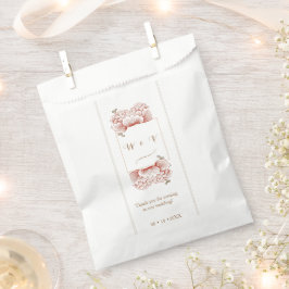 Vintage Blumenhochzeit Geschenktütchen