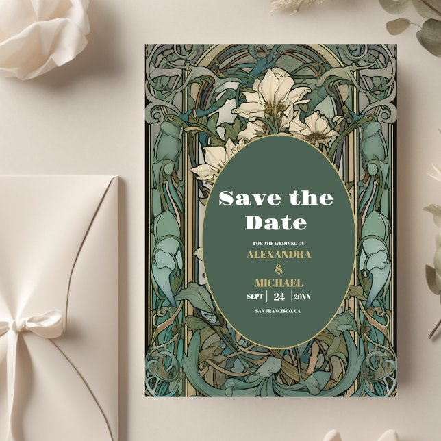 Vintage Blumenhochzeit Save The Date (Von Creator hochgeladen)