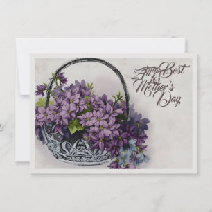 Vintage-Blumenkorb – Muttertagsblüte