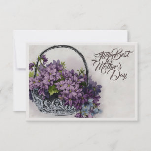 Vintage-Blumenkorb – Muttertagsblüte