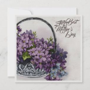 Vintage-Blumenkorb – Muttertagsblüte