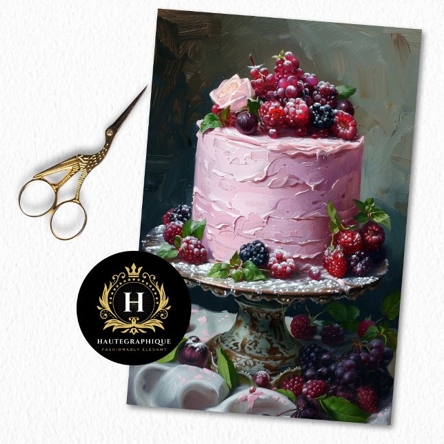 Vintage Blumenkuchendekoupage Seidenpapier (Von Creator hochgeladen)