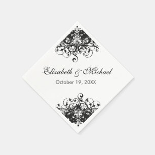 Vintage Blumenlandhochzeit Geburtstag Serviette