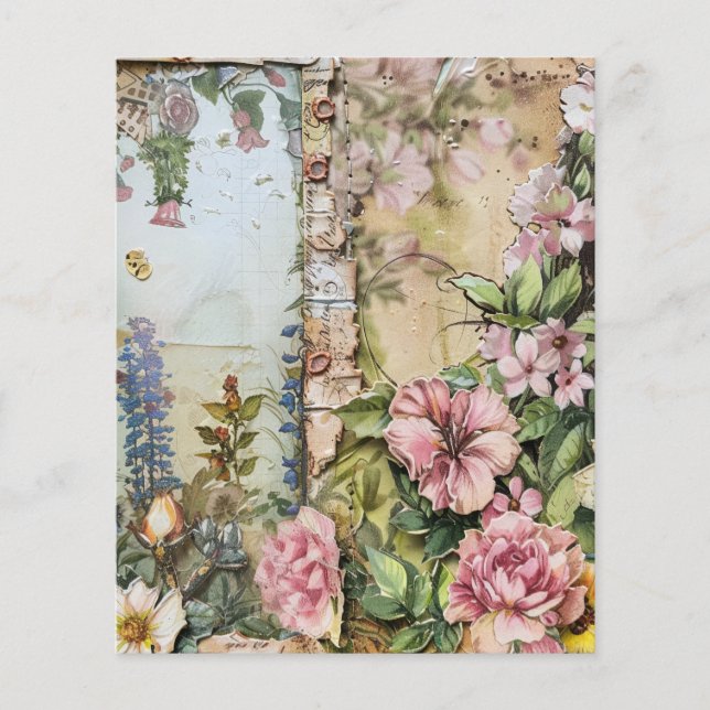 Vintage Blumenmuster  (Vorderseite)