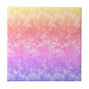 Vintage-Blumenmuster Fliese