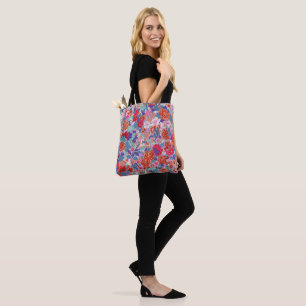 Vintage-Blumenmuster-Hintergrund Tasche