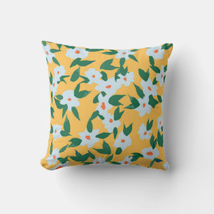 Vintage Blumenmuster im Paint-Stil. Kissen