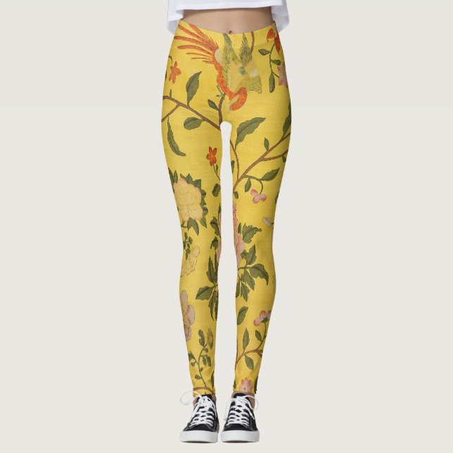 Vintage BlumenPrint Leggings (Vorderseite)