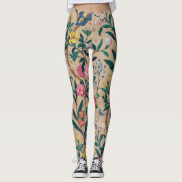 Vintage BlumenPrint Leggings